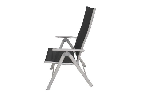 VILLANA Multipositionssessel, Anthrazit/grau, Aluminium/Textil, 67 X 58 X 113 Cm, Klappbar 9 VILLANA Multipositionssessel, Anthrazit/grau, Aluminium/Textil, 67 X 58 X 113 Cm, Klappbar – Bild 7