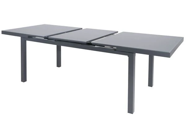 HARTMAN Aruba Esstischgarnitur, Xerix, Alu/Textilene, Tisch 180/240x100cm, 8 Stapelsessel 9 HARTMAN Aruba Esstischgarnitur, Xerix, Alu/Textilene, Tisch 180/240x100cm, 8 Stapelsessel – Bild 7