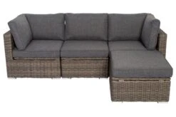 OUTFLEXX Loungegarnitur, Polyrattan/Teakholz, Tisch 160x90cm, Für 4 Personen, Wasserfeste Kissenbox -Ausgewählte Gartenmöbelgeschäfte 7 19392.jpg