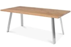 STERN Cardiff Esstischgruppe, Silber/silbergrau, Edelstahl/Teak, Tisch 160 X 90 Cm, 4 Stapel-, 2 Multipositionssessel -Ausgewählte Gartenmöbelgeschäfte 7 19760.jpg