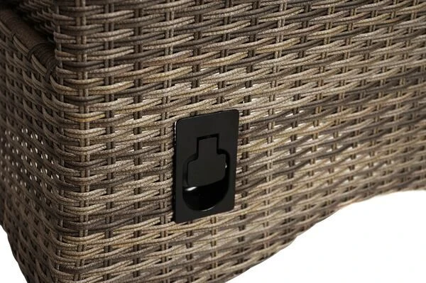 Ploß Rabida Dining Set, Champagner-meliert, Polyrattan, Tisch 180x110 Cm, 6 Sessel 9 Ploß Rabida Dining Set, Champagner-meliert, Polyrattan, Tisch 180x110 Cm, 6 Sessel – Bild 7