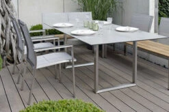 STERN Cardiff Stapelsessel, Silber, Edelstahl/Textil/Aluminiumarmlehnen, 61x57x92 Cm, Gepolstert, Stapelbar -Ausgewählte Gartenmöbelgeschäfte 7 21910.jpg