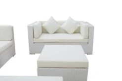 OUTFLEXX Loungemöbel-Set, Weiß, Polyrattan, Für 9 Personen, Inkl. Kaffeetisch, Wasserfeste Kissenbox 15 OUTFLEXX Loungemöbel-Set, Weiß, Polyrattan, Für 9 Personen, Inkl. Kaffeetisch, Wasserfeste Kissenbox -Ausgewählte Gartenmöbelgeschäfte 7 7173 BOX B.jpg