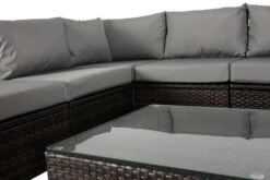 OUTFLEXX Loungemöbel, Polyrattan, Braun Marmoriert, Inkl. Kaffeetisch, Abdeckhaube, Ersatzbezug, Wasserfeste Kissenbox -Ausgewählte Gartenmöbelgeschäfte 7 7759 BOX X 2.jpg