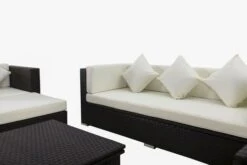OUTFLEXX Loungemöbel-Set, Braun, Polyrattan, Für 6 Personen, Inkl. Loungetisch, Wasserfeste Kissenbox -Ausgewählte Gartenmöbelgeschäfte 8 1303 BOX D.jpg