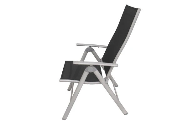 VILLANA Multipositionssessel, Anthrazit/grau, Aluminium/Textil, 67 X 58 X 113 Cm, Klappbar 10 VILLANA Multipositionssessel, Anthrazit/grau, Aluminium/Textil, 67 X 58 X 113 Cm, Klappbar – Bild 8