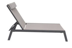 VILLANA 2er-Set Sonnenliegen, Anthrazit/grau, Alu/Textil, 198x66x32cm, Mit Beistelltisch 45x45cm -Ausgewählte Gartenmöbelgeschäfte 8 13885.jpg