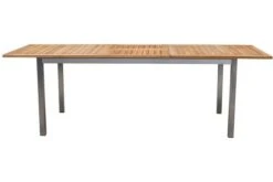 OUTFLEXX Set, Taupe, 200/300 X 100 Cm, Edelstahl/Teak, Ausziehtisch, 8 Stapelstühle, 2 Multipositionssessel -Ausgewählte Gartenmöbelgeschäfte 8 14155.jpg
