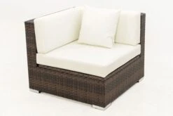 OUTFLEXX Eckelement, Braun Marmoriert, Polyrattan, 85 X 85 X 70 Cm, Wasserfeste Kissenbox -Ausgewählte Gartenmöbelgeschäfte 8 15734 6 BOX.jpg