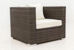 OUTFLEXX Sessel, Braun Marmoriert, Polyrattan, 90 X 85 X 70 Cm, Wasserfeste Kissenbox -Ausgewählte Gartenmöbelgeschäfte 8 15734 7 BOX.jpg