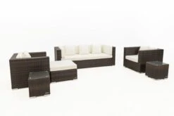OUTFLEXX Loungemöbel-Set, Braun Marmoriert, Polyrattan, 6 Pers, Wasserfeste Kissenbox -Ausgewählte Gartenmöbelgeschäfte 8 16063 BOX A.jpg
