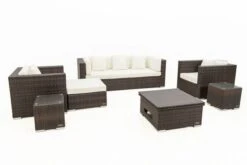 OUTFLEXX Loungemöbel-Set, Braun Marmoriert, Polyrattan, 6 Pers, Wasserfeste Kissenbox, Inkl. Loungetisch -Ausgewählte Gartenmöbelgeschäfte 8 16063 BOX D.jpg