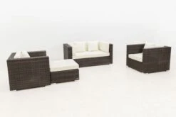 OUTFLEXX Loungemöbel-Set, Polyrattan, Braun Marmoriert, 5 Pers, Wasserfeste Kissenbox -Ausgewählte Gartenmöbelgeschäfte 8 16066 BOX A.jpg