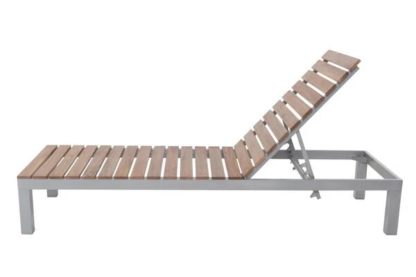 VILLANA Gartenliege, Alu / FSC-Akazienholz, 200 X 70 X 33 Cm, 4-Stufen Verstellbar 12 VILLANA Gartenliege, Alu / FSC-Akazienholz, 200 X 70 X 33 Cm, 4-Stufen Verstellbar – Bild 11