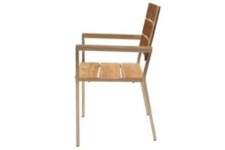 OUTFLEXX Esstischgarnitur, Edelstahl / FSC-Teakholz, Tisch 150 X 80 Cm, 6 Stapelsessel -Ausgewählte Gartenmöbelgeschäfte 8 17266.jpg