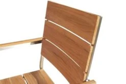 OUTFLEXX Esstischgarnitur, Edelstahl / FSC-Teak, Tisch 180 X 90 Cm, 6 Stapelsessel -Ausgewählte Gartenmöbelgeschäfte 8 17281.jpg