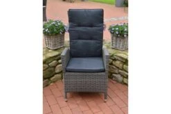 Ploß Rocking Dining Sessel, Grau/braun-meliert, Polyrattan, 60x68x111 Cm, Verstellbar, Inkl. Polster -Ausgewählte Gartenmöbelgeschäfte 8 18202.jpg