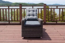 OUTFLEXX Dining Sessel, Grau, Polyrattan, 74 X 83 X 110 Cm, Rückenlehne Stufenlos Verstellbar -Ausgewählte Gartenmöbelgeschäfte 8 18911.jpg