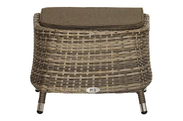 Ploß Rabida Hocker, Champagner-meliert, Polyrattan, 56x54x41 Cm, Zu Dining Sessel, Inkl. Polster 10 Ploß Rabida Hocker, Champagner-meliert, Polyrattan, 56x54x41 Cm, Zu Dining Sessel, Inkl. Polster – Bild 8