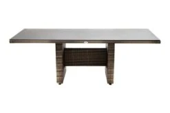 Ploß Rabida Dining Tisch, Champagner-meliert, Polyrattan, 220 X 100 Cm, Glasplatte In Steinoptik -Ausgewählte Gartenmöbelgeschäfte 8 20161.jpg