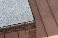 OUTFLEXX Dining Tisch, Braun Marmoriert, Polyrattan, 180 X 100 Cm, Tischplatte Spraystone, 6mm -Ausgewählte Gartenmöbelgeschäfte 8 20665.jpg