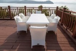 OUTFLEXX Dining Set, Weiß, Polyrattan, Tisch 200x95cm, Spraystone, 6mm, 6 Sessel -Ausgewählte Gartenmöbelgeschäfte 8 20670.jpg