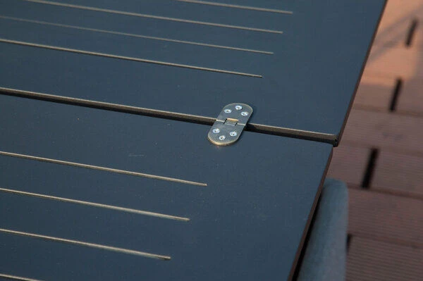 OUTFLEXX Loungetisch, Flanelle, Alu/Sunbrella, 78/157 X 78 X 37/64 Cm, Höhenverstellbar 10 OUTFLEXX Loungetisch, Flanelle, Alu/Sunbrella, 78/157 X 78 X 37/64 Cm, Höhenverstellbar – Bild 8