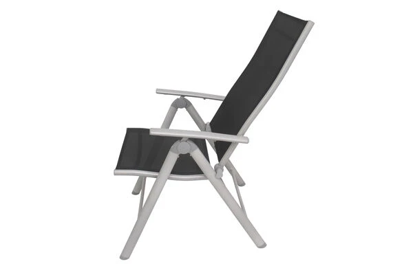 VILLANA Multipositionssessel, Anthrazit/grau, Aluminium/Textil, 67 X 58 X 113 Cm, Klappbar 11 VILLANA Multipositionssessel, Anthrazit/grau, Aluminium/Textil, 67 X 58 X 113 Cm, Klappbar – Bild 9