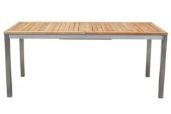 OUTFLEXX Set, Schwarz, 200/300 X 100 Cm, Edelstahl/Teak, Ausziehtisch, 8 Stapelstühle, 2 Multipositionssessel -Ausgewählte Gartenmöbelgeschäfte 9 14153.jpg