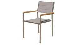 OUTFLEXX Sitzgruppe, Taupe, Edelstahl/Teak, Esstisch 180 X 90 Cm, 6 Stapelstühle Gepolstert -Ausgewählte Gartenmöbelgeschäfte 9 14192.jpg