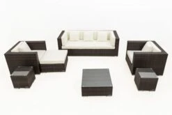 OUTFLEXX Loungemöbel-Set, Braun Marmoriert, Polyrattan, 6 Pers, Wasserfeste Kissenbox, Inkl. Beistelltisch -Ausgewählte Gartenmöbelgeschäfte 9 16063 BOX B.jpg