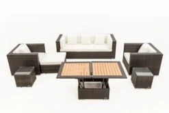OUTFLEXX Loungemöbel-Set, Braun Marmoriert, Polyrattan, 6 Pers, Wasserfeste Kissenbox, Inkl. Loungetisch -Ausgewählte Gartenmöbelgeschäfte 9 16063 BOX D.jpg