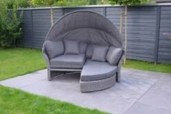 OUTFLEXX Sonneninsel, Grau, Polyrattan, Halbrund, 193 X 104 X 74 Cm, Hocker Drehbar, Dach Klappbar -Ausgewählte Gartenmöbelgeschäfte 9 16110.jpg