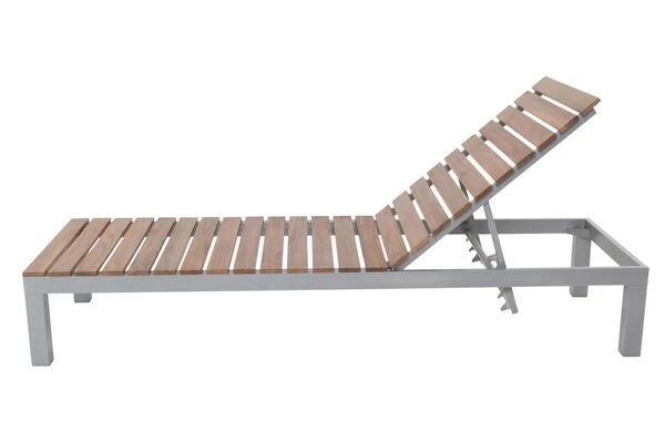 VILLANA Gartenliege, Alu / FSC-Akazienholz, 200 X 70 X 33 Cm, 4-Stufen Verstellbar 13 VILLANA Gartenliege, Alu / FSC-Akazienholz, 200 X 70 X 33 Cm, 4-Stufen Verstellbar – Bild 12