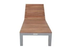 Villana 2er Sonnenliegen-Set, Alu/FSC-Akazienholz, 201x70x32,5cm, 4-fach Verstellbar, Mit Beistelltisch 45x45cm -Ausgewählte Gartenmöbelgeschäfte 9 17776.jpg