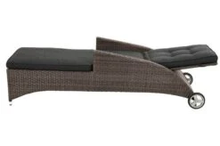 Ploß Rocking Comfort Rollliege, Grau/braun-meliert, Polyrattan, 195x65x42cm, Verstellbar, Hohe Sitzhöhe -Ausgewählte Gartenmöbelgeschäfte 9 18208.jpg