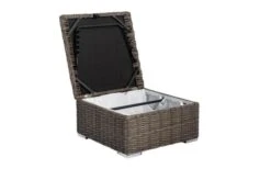 OUTFLEXX Hocker, Grau, Polyrattan, 70 X 70 X 35 Cm, Verstellbare Sitzfläche, Wasserfeste Kissenbox -Ausgewählte Gartenmöbelgeschäfte 9 18362 4 BOX.jpg