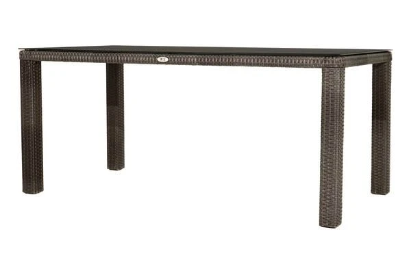 Ploß Rocking Dining Tisch, Grau/braun-meliert, Polyrattan, 170 X 90 Cm, Glasplatte In Steinoptik 11 Ploß Rocking Dining Tisch, Grau/braun-meliert, Polyrattan, 170 X 90 Cm, Glasplatte In Steinoptik – Bild 9