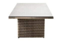 Ploß Rabida Dining Tisch, Champagner-meliert, Polyrattan, 220 X 100 Cm, Glasplatte In Steinoptik -Ausgewählte Gartenmöbelgeschäfte 9 20161.jpg