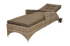 Ploß Rabida Comfort Rollliege, Champagner-meliert, Polyrattan, 198x68x44cm, Verstellbar, Hohe Sitzhöhe -Ausgewählte Gartenmöbelgeschäfte 9 20165.jpg