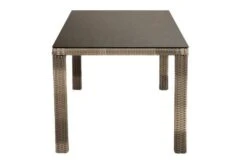 Ploß Rabida Dining Tisch, Champagner-meliert, Polyrattan, 170 X 90 Cm, Glasplatte In Steinoptik -Ausgewählte Gartenmöbelgeschäfte 9 20167.jpg