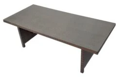 OUTFLEXX Dining Tisch, Braun Marmoriert, Polyrattan, 220 X 100 Cm, Tischplatte Spraystone, 6mm 19 OUTFLEXX Dining Tisch, Braun Marmoriert, Polyrattan, 220 X 100 Cm, Tischplatte Spraystone, 6mm -Ausgewählte Gartenmöbelgeschäfte 9 20663.jpg