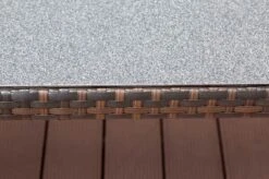 OUTFLEXX Dining Tisch, Braun Marmoriert, Polyrattan, 180 X 100 Cm, Tischplatte Spraystone, 6mm -Ausgewählte Gartenmöbelgeschäfte 9 20665.jpg