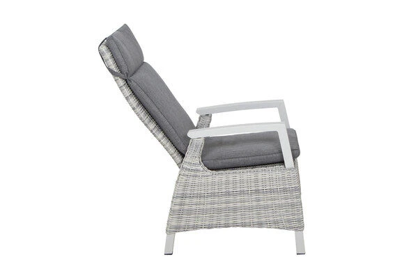 SIENA GARDEN Corido Loungeset, Ice Grey, Alu / Gardino®-Geflecht, 2 Diningsessel + 3er Sofa, Stufenloser Lifttisch 160x90x47-71cm 11 SIENA GARDEN Corido Loungeset, Ice Grey, Alu / Gardino®-Geflecht, 2 Diningsessel + 3er Sofa, Stufenloser Lifttisch 160x90x47-71cm – Bild 9